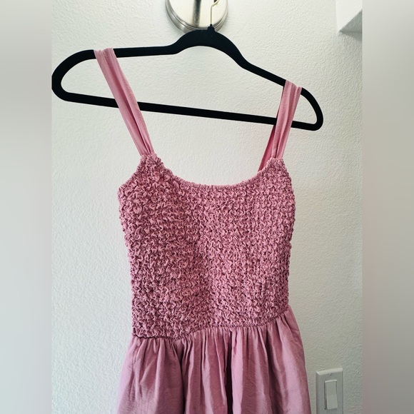 Aritzia Soft Pink Scoopneck poplin Midi Dress size XS - Picture 9 of 15